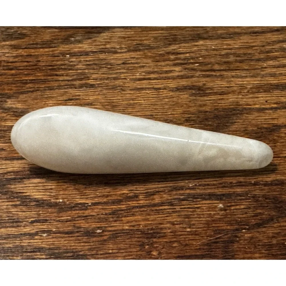 White Plastic ? Hair Barrette Clean Girl‎ Boho Chic Minimalist Neutral Cottage